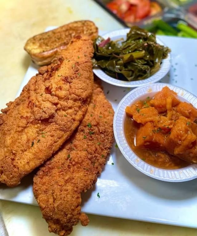 Catfish Dinner.